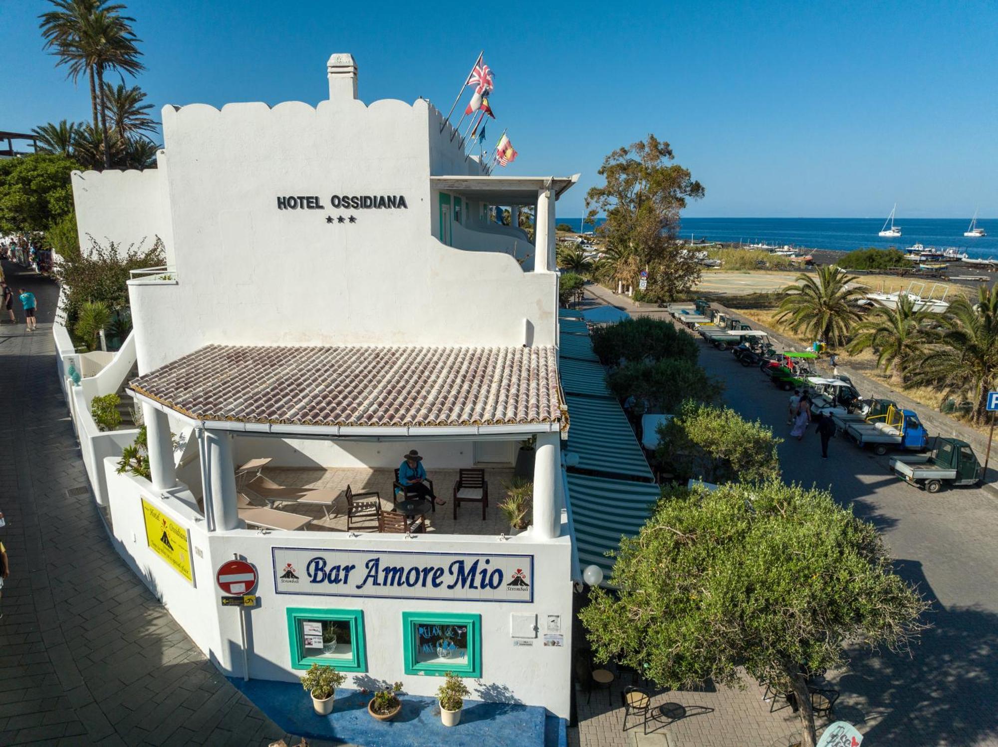 Hotel Ossidiana Stromboli Center ภายนอก รูปภาพ